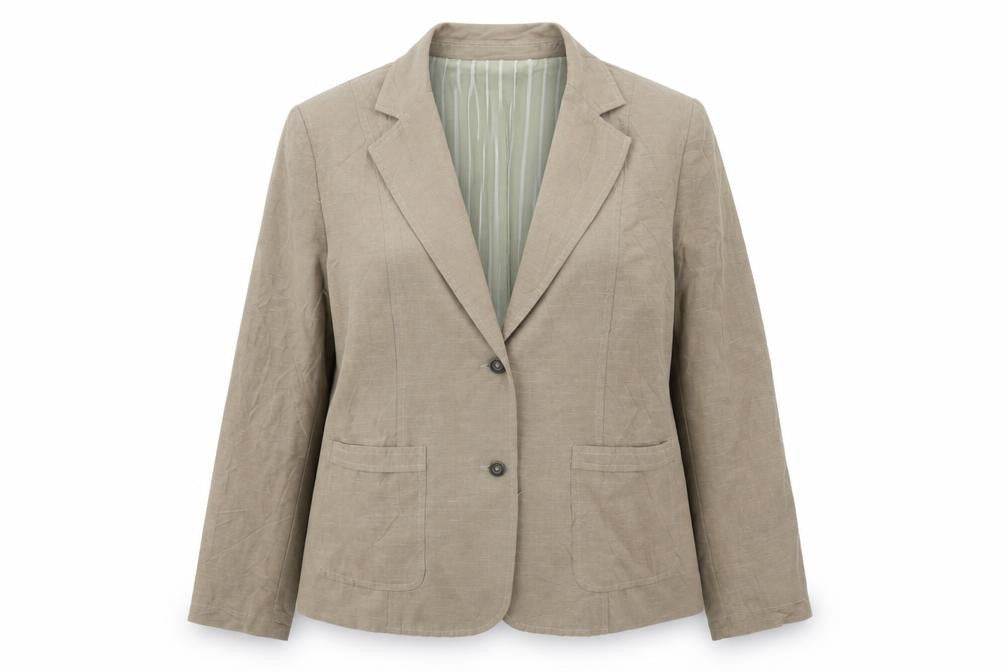 SF COLLECTION  Womens Beige Ikat  Jacket Blazer Size 20