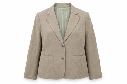 SF COLLECTION  Womens Beige Ikat  Jacket Blazer Size 20