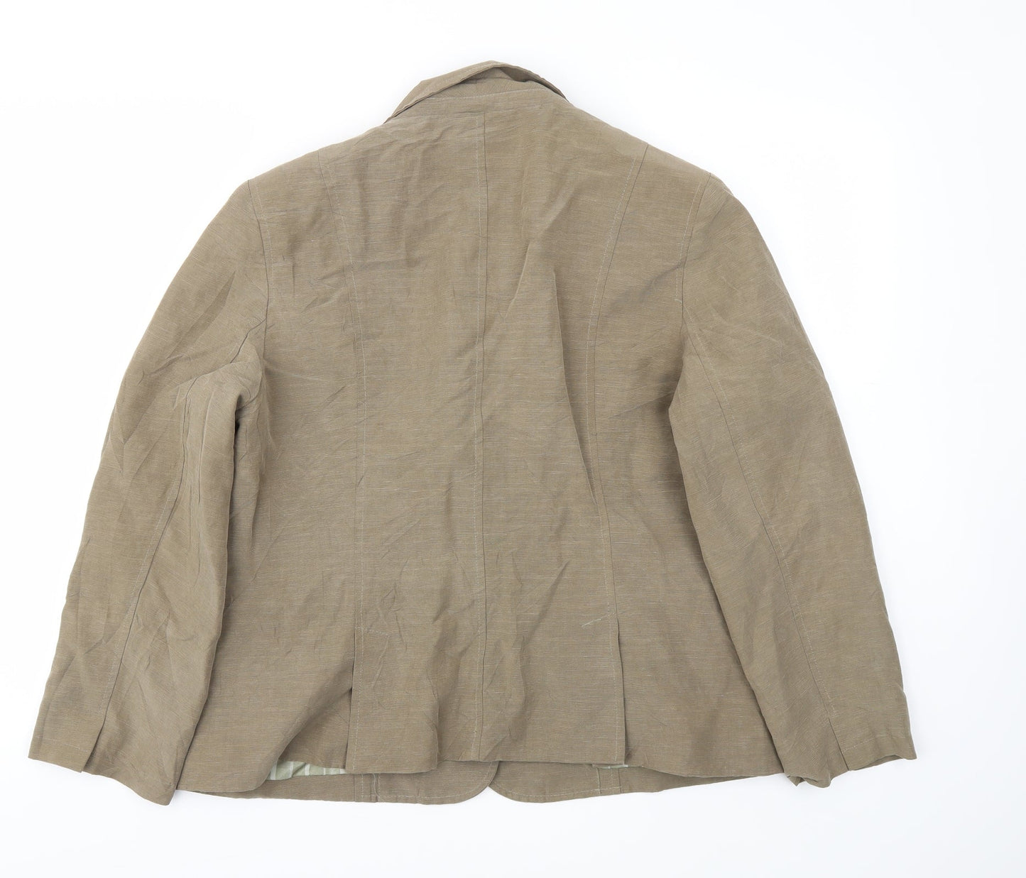 SF COLLECTION  Womens Beige Ikat  Jacket Blazer Size 20