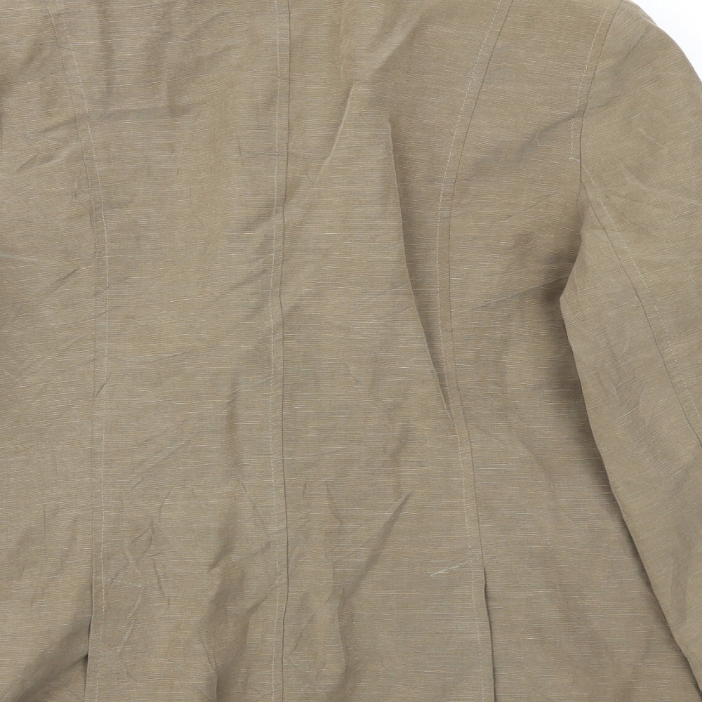 SF COLLECTION  Womens Beige Ikat  Jacket Blazer Size 20