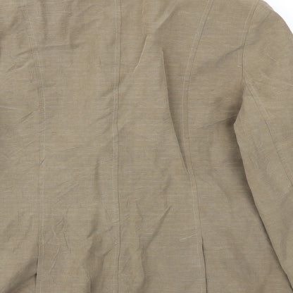 SF COLLECTION  Womens Beige Ikat  Jacket Blazer Size 20