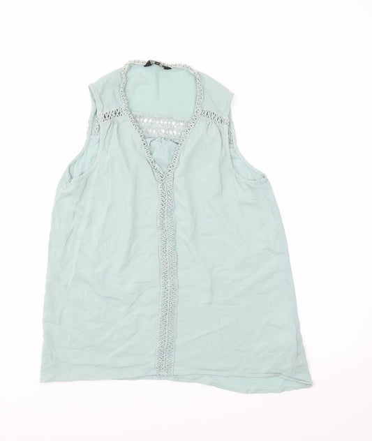 New Look Womens Blue   Basic T-Shirt Size 12