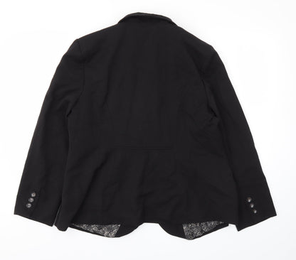 Bonmarché Womens Black Jacket Blazer Size 18