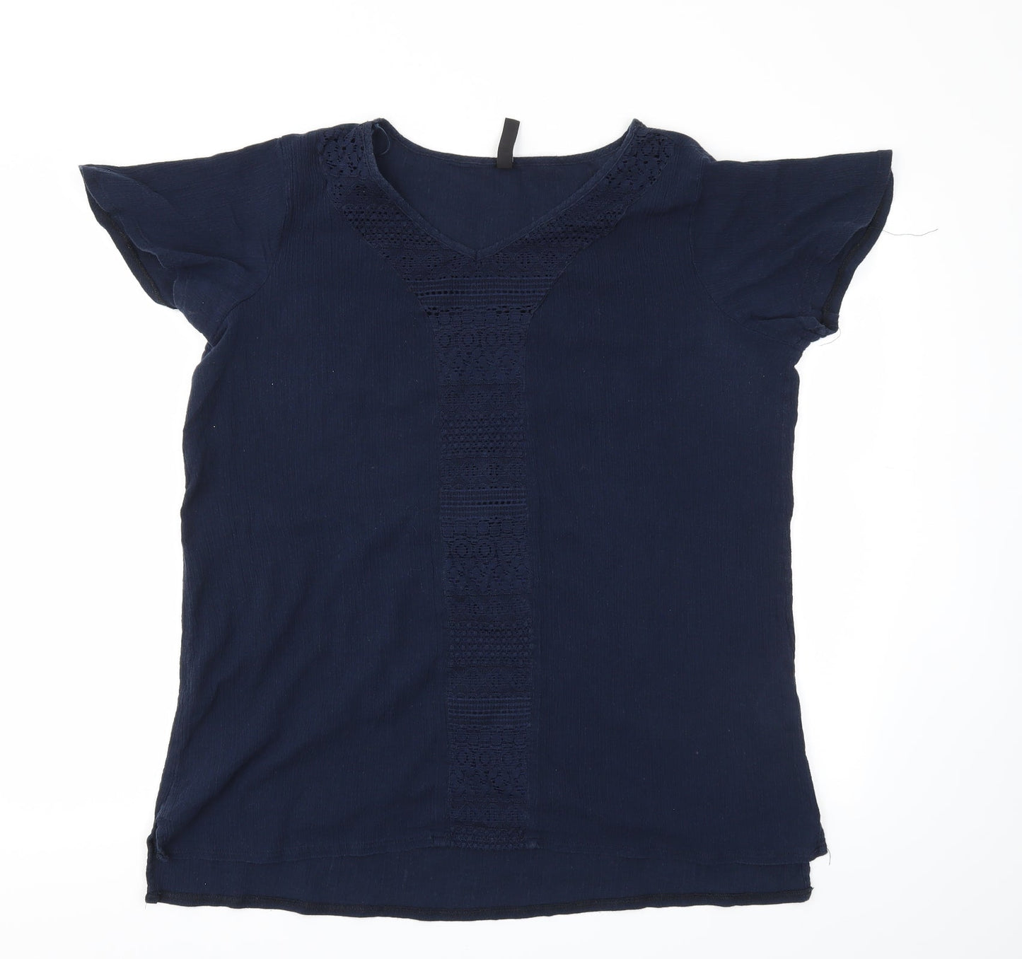 Maxi Blue Womens Blue   Basic T-Shirt Size L
