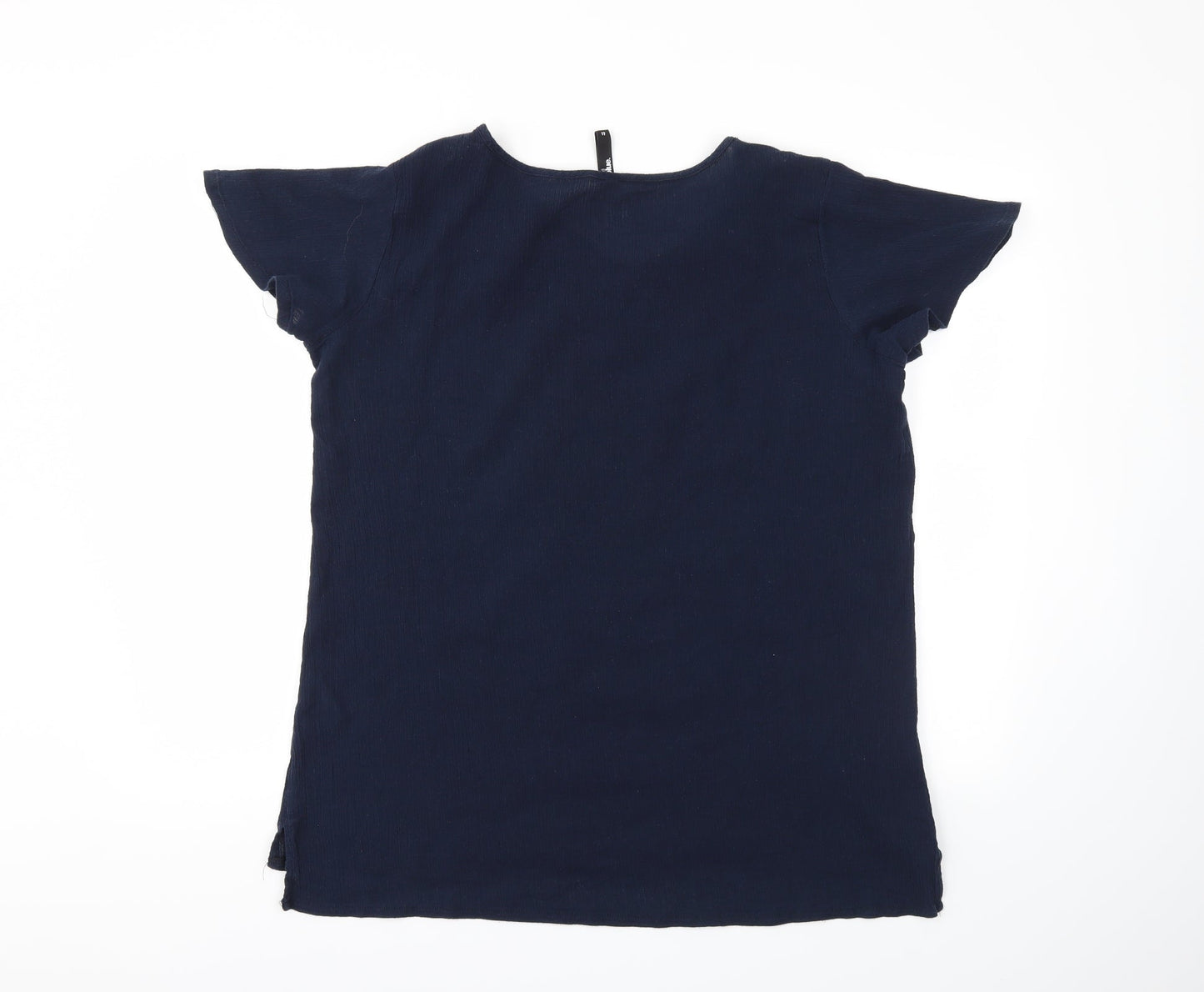 Maxi Blue Womens Blue   Basic T-Shirt Size L