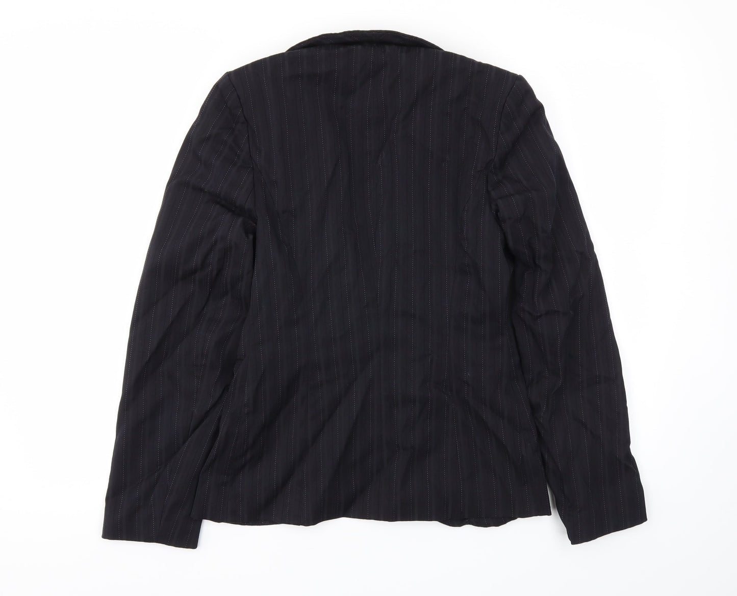 BAY  Womens Black Ikat  Jacket Blazer Size 10