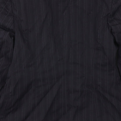 Bay Womens Black Ikat  Jacket Blazer Size 10