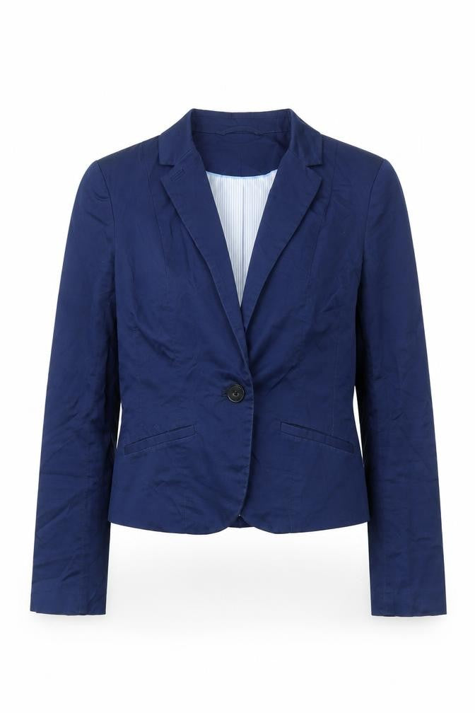 H&M Womens Blue   Jacket Blazer Size S