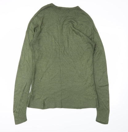 Cedarwood State Mens Green Pullover Sweatshirt Size S