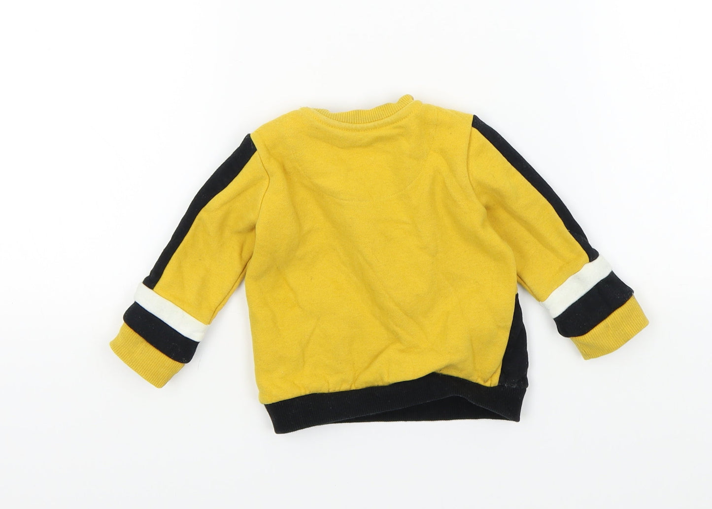 FRED&FLO Baby Yellow   Pullover Jumper Size 3-6 Months