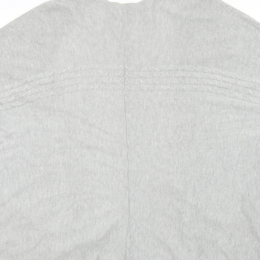 TU Womens Grey   Wrap Jumper Size M