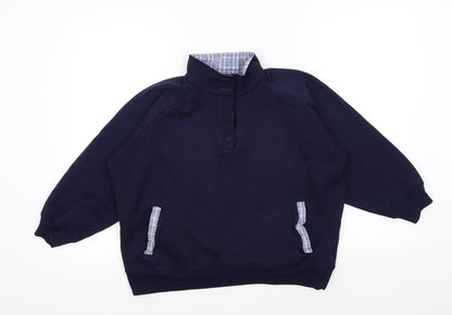Additional front view of DMART women’s blue jumper, size UK 12