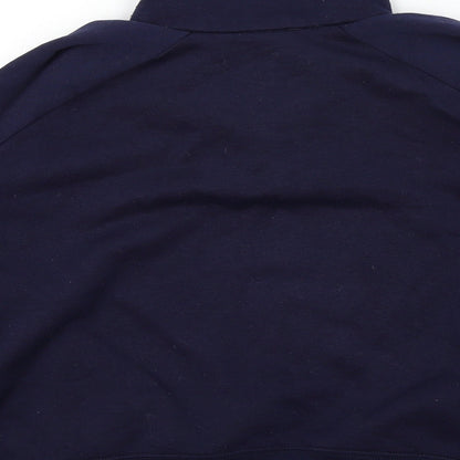 Brand and care label for DMART women’s blue jumper, size UK 12