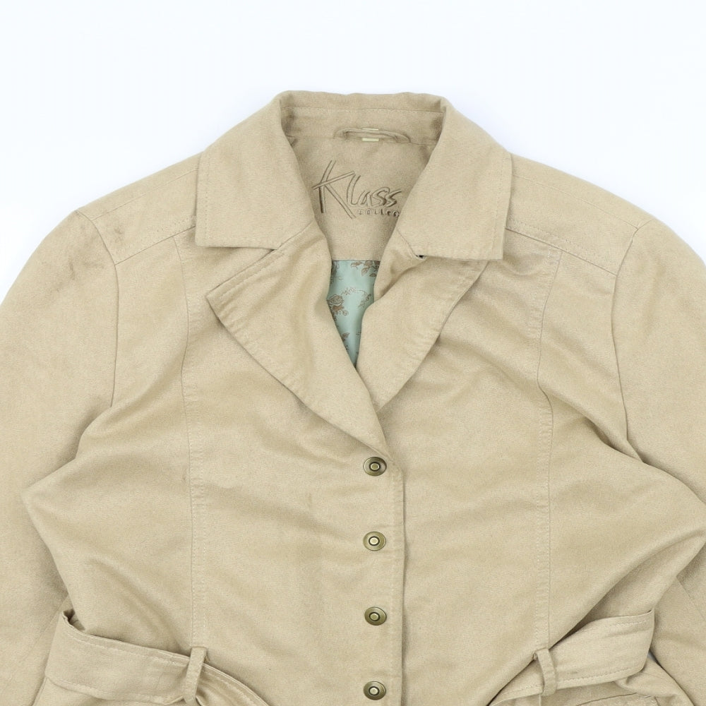 Klass Womens Beige   Gilet Jacket Size 12