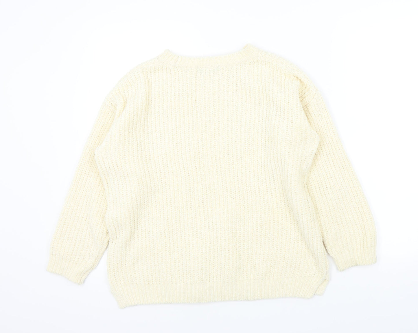 F&F Womens Beige   Pullover Jumper Size 12