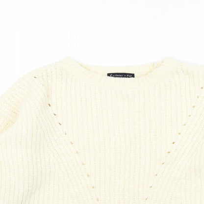 F&F Womens Beige   Pullover Jumper Size 12