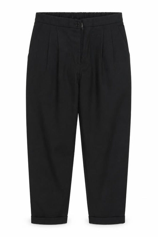 Front view of Cooperative boys’ grey colourblock jegging trousers, size M