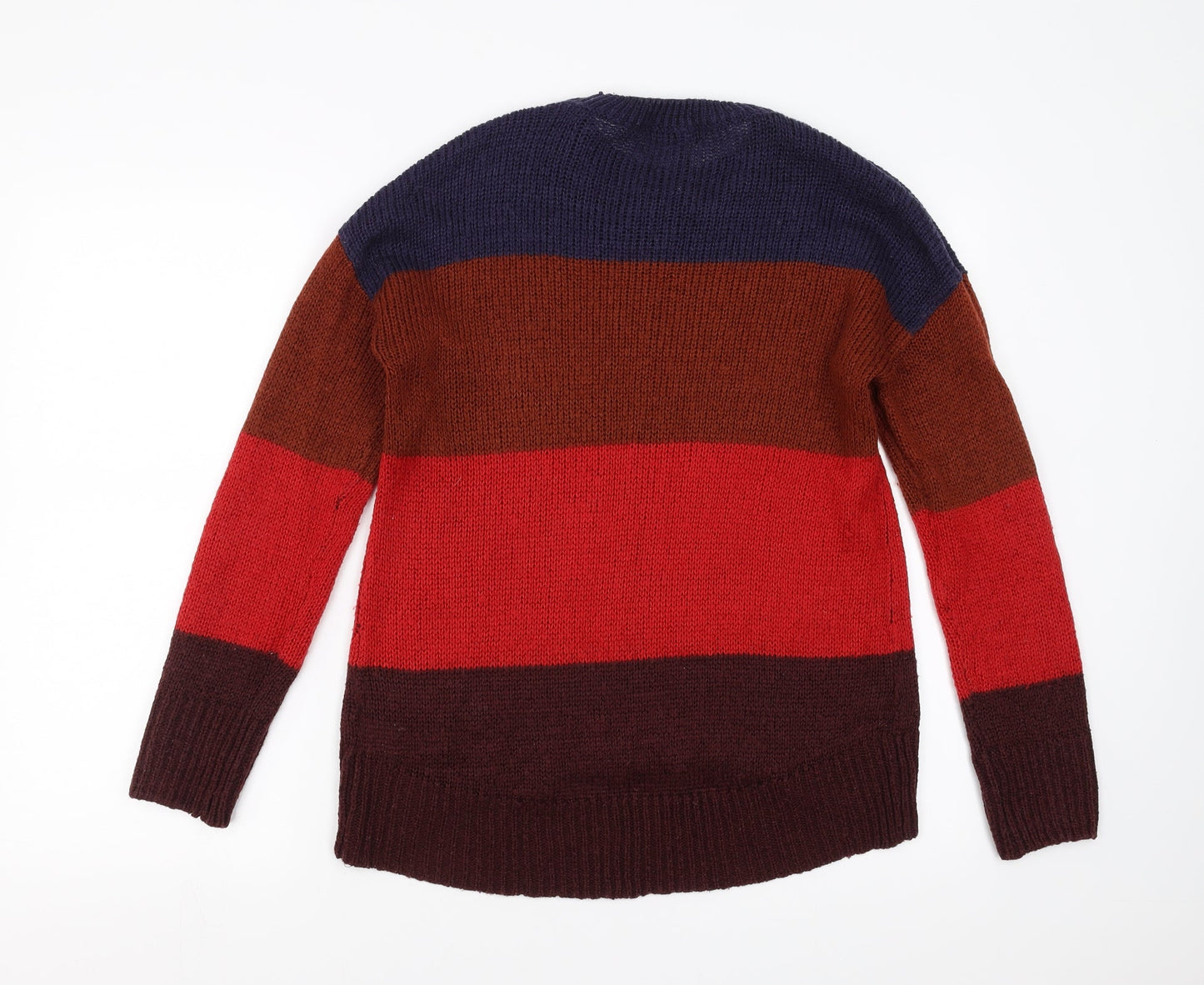New Look Womens Multicoloured Striped  Pullover Jumper Size S
