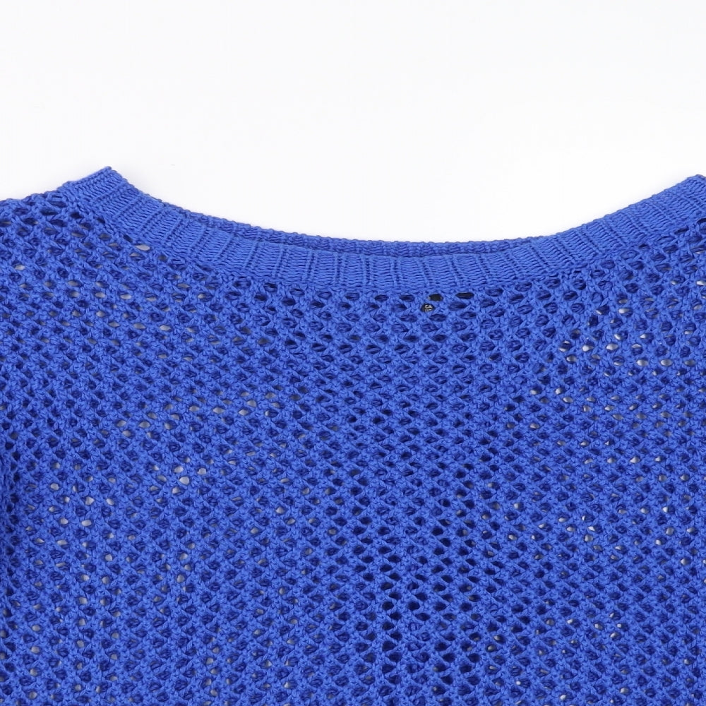 Marble Womens Blue   Pullover Jumper Size S