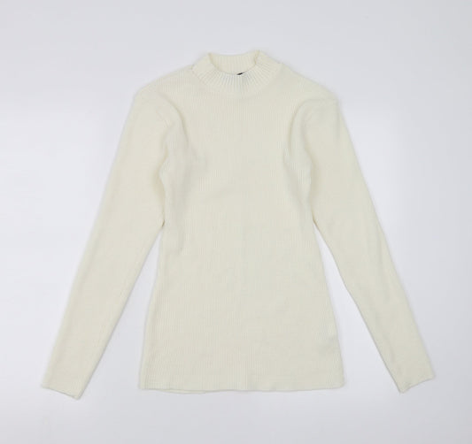 I SAW IT FIRST Womens Ivory   Pullover Jumper Size S
