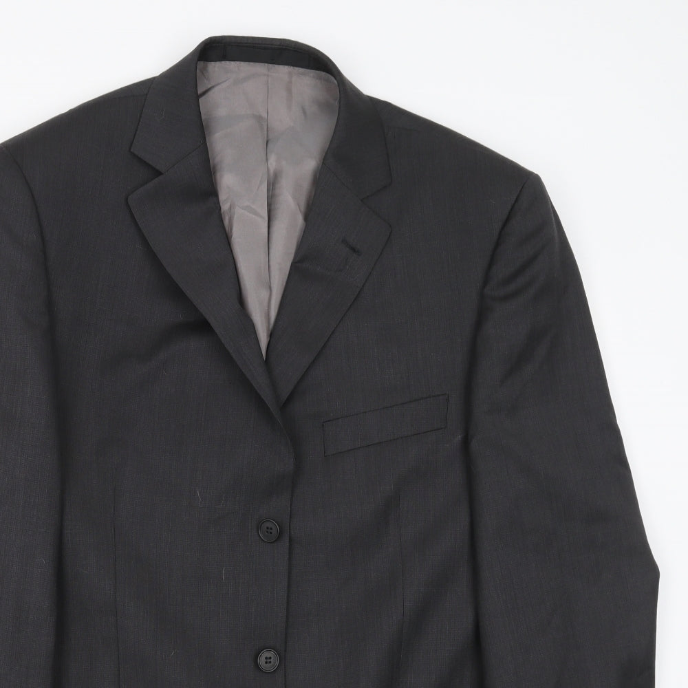 Marks and Spencer Mens Grey   Jacket Suit Jacket Size 42