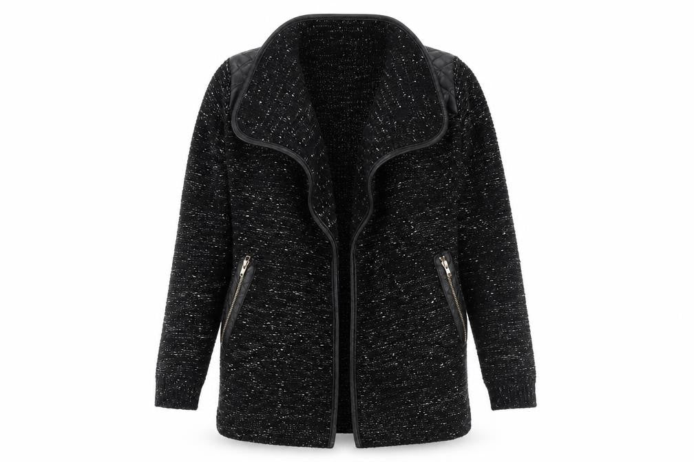 Quiz Womens Black   Jacket Coatigan Size M