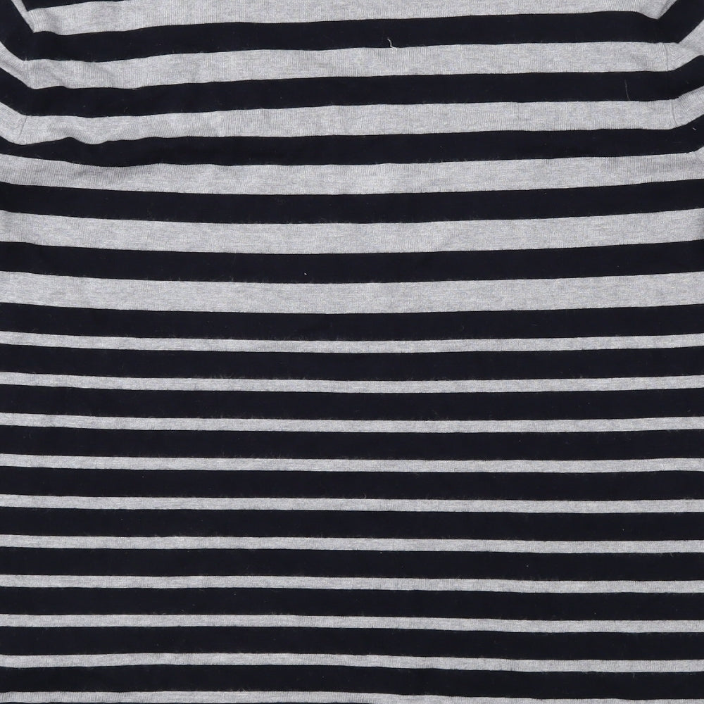 Gerry Weber Womens Blue Striped  Pullover Jumper Size 14