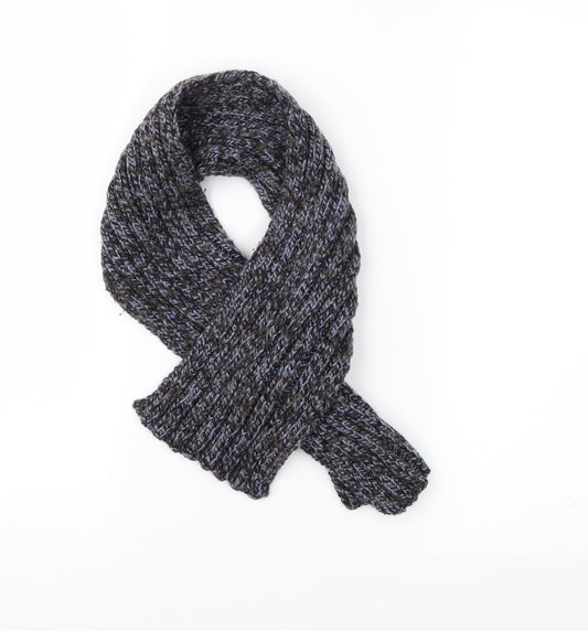 Preworn Unisex Blue  Knit Rectangle Scarf Scarf Size Regular