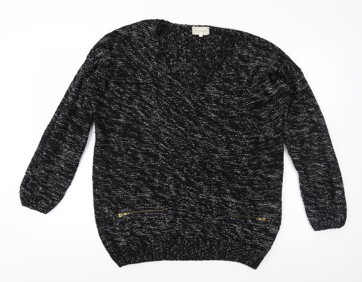 New Look Womens Black   Pullover Jumper Size L