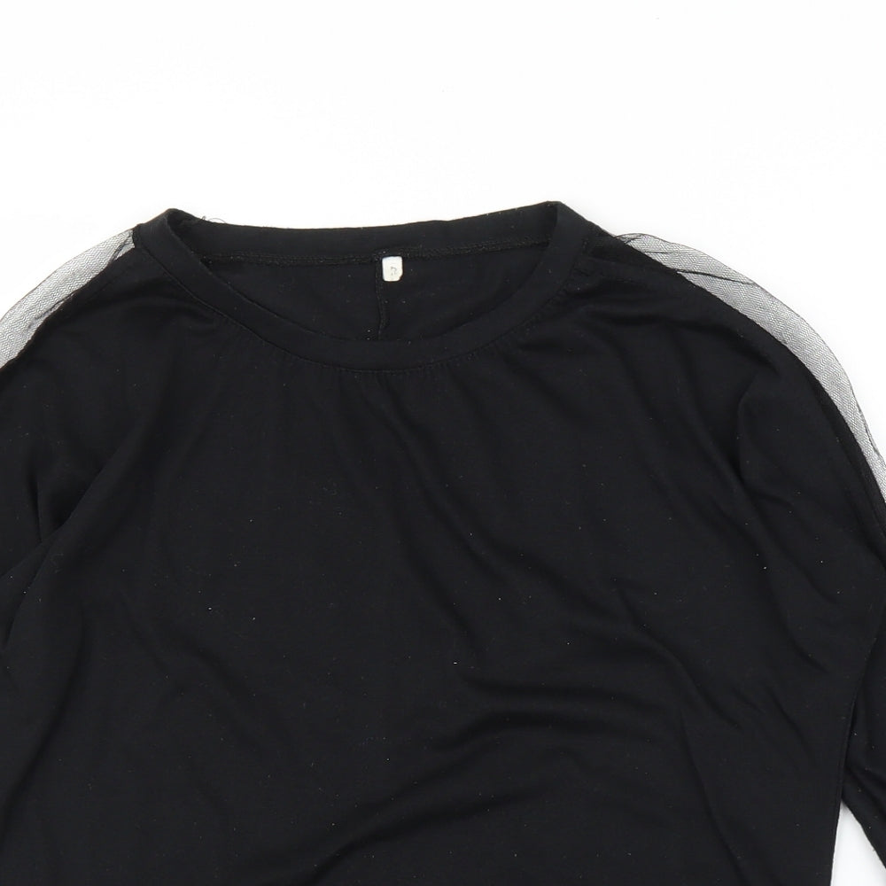 Preworn Womens Black   Basic Blouse Size S