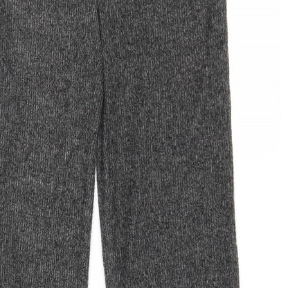 Brand and care label for Papaya women’s grey trousers, size UK 12, 28-inch leg