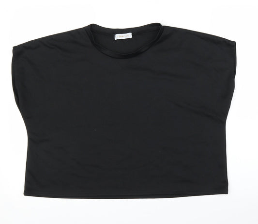 Preloved Femme Luxe Womens Black   Basic Blouse Size M - Front