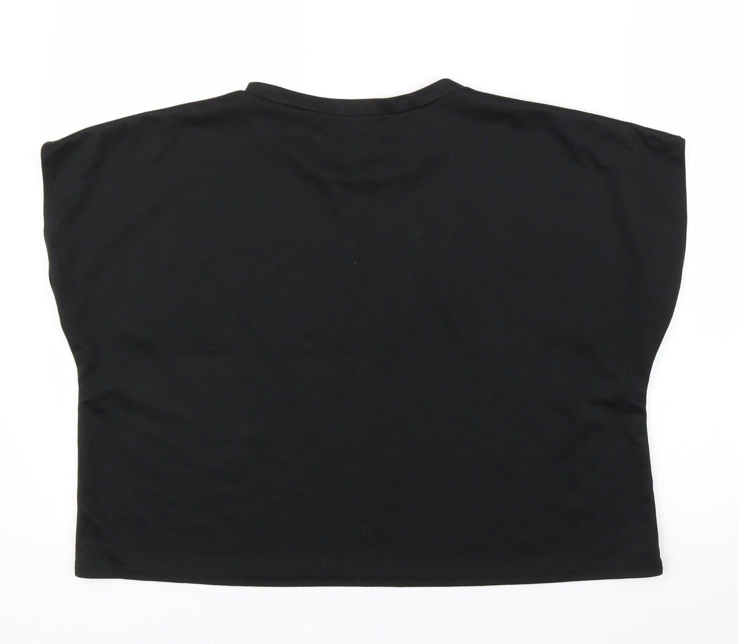 Femme Luxe Womens Black   Basic Blouse Size M