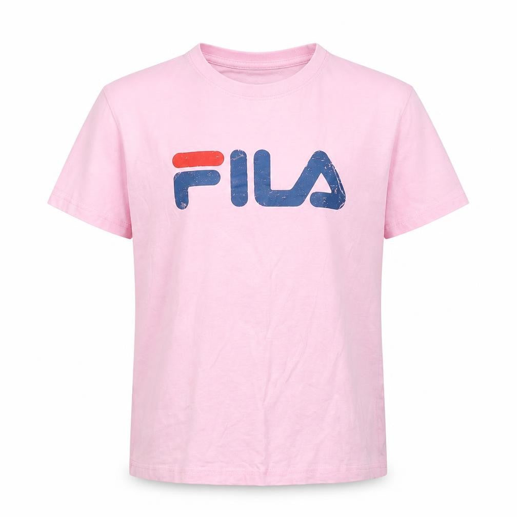 Fil Girls Pink   Basic T-Shirt Size 10 Years