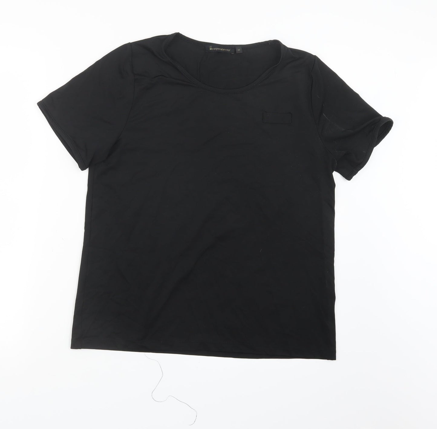 Incorporatewear Womens Black   Basic T-Shirt Size M