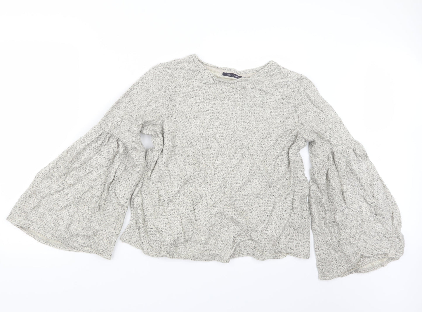 Marks and Spencer Womens Beige   Pullover Jumper Size 14
