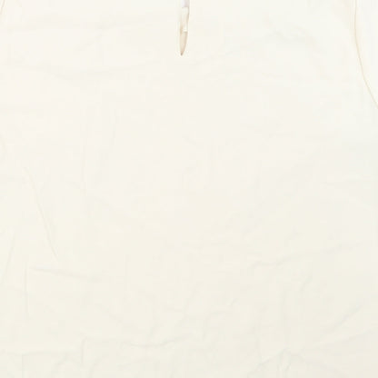 Preloved Incorporatewear Womens Ivory   Basic T-Shirt Size 24 - Label