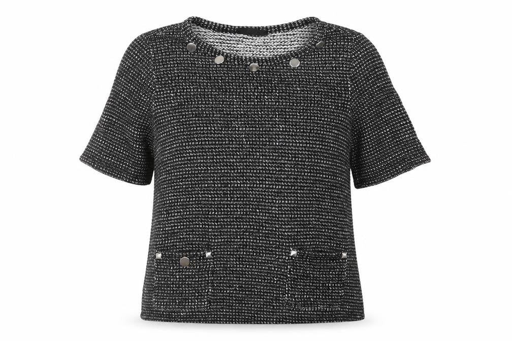 George Womens Black  Knit Pullover Jumper Size 12