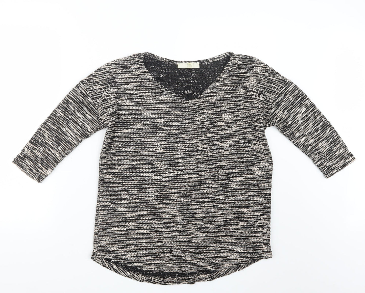 Marks and Spencer Womens Black   Pullover Jumper Size 10