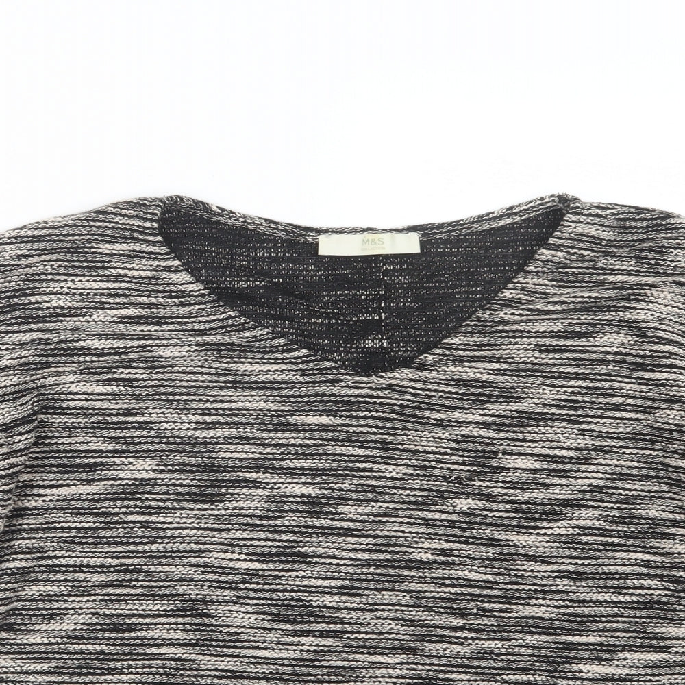 Marks and Spencer Womens Black   Pullover Jumper Size 10