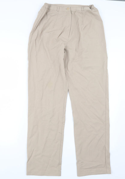 VINCI Womens Beige   Trousers  Size 12 L31 in
