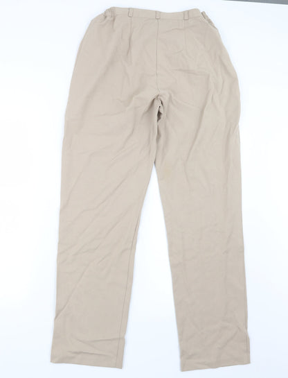 VINCI Womens Beige   Trousers  Size 12 L31 in