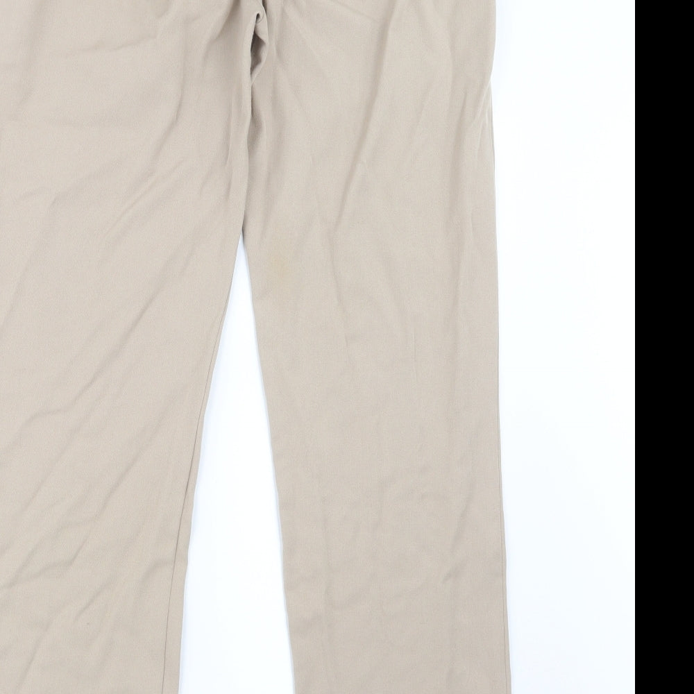 VINCI Womens Beige   Trousers  Size 12 L31 in