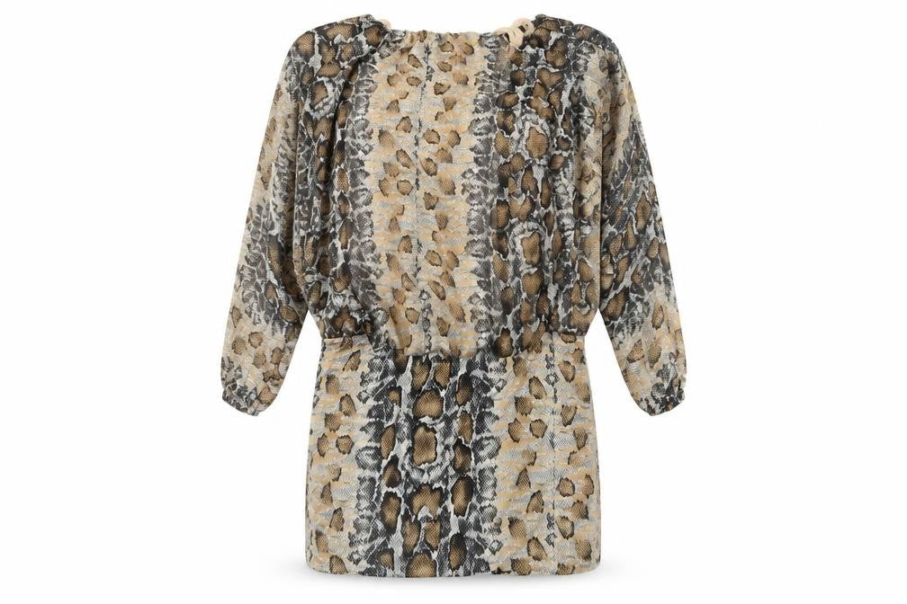 Preworn Womens Brown Animal Print  Shift  One Size
