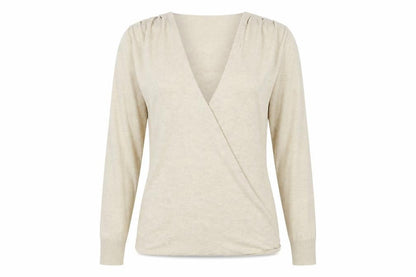 d&Z Womens Beige  Knit Pullover Jumper Size 10