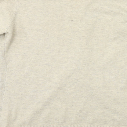 d&Z Womens Beige  Knit Pullover Jumper Size 10