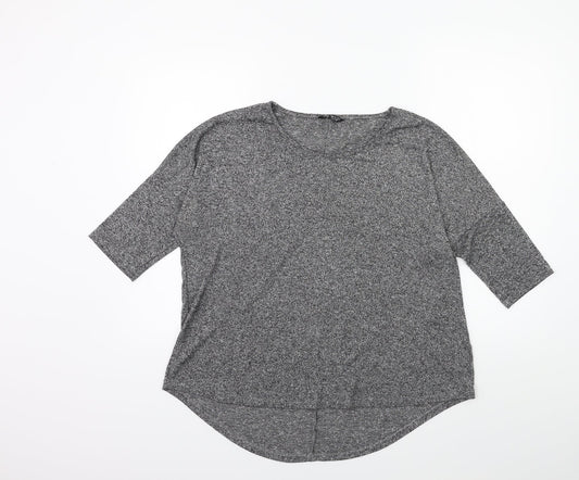 Select Womens Grey   Basic T-Shirt Size 14