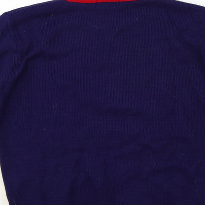 Preloved Futura Mens Blue  Knit Pullover Jumper Size XL - Label