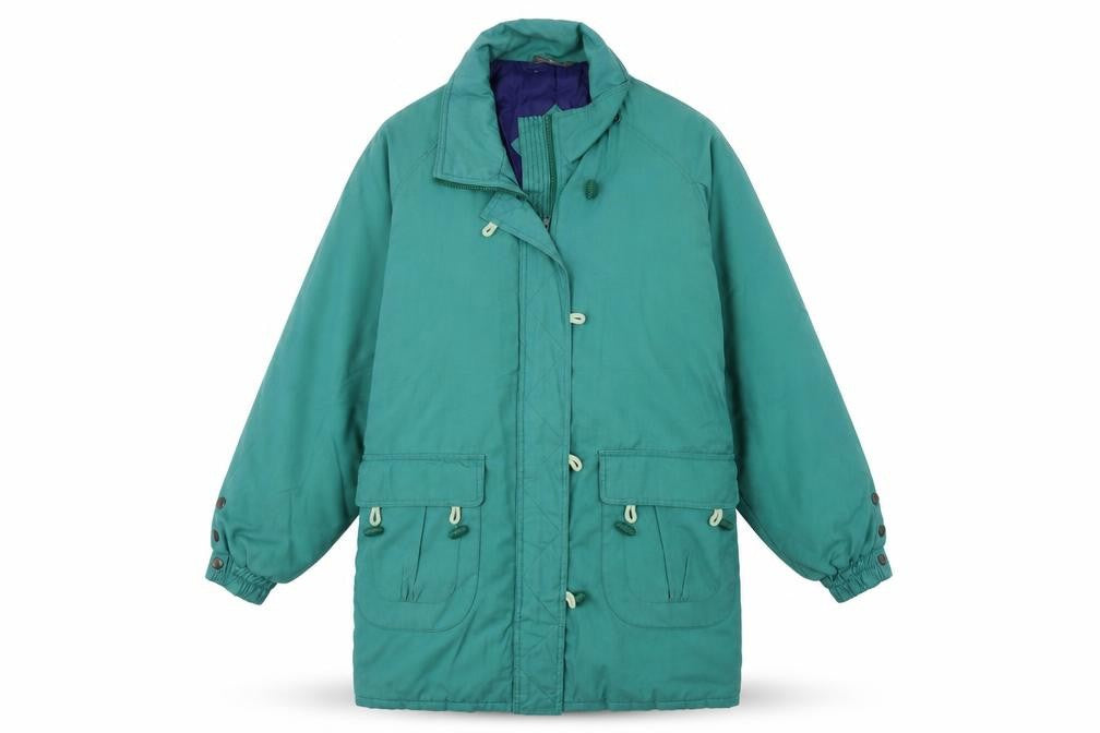 Preworn Womens Green   Overcoat Coat Size 12