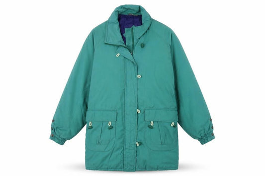 Preworn Womens Green   Overcoat Coat Size 12